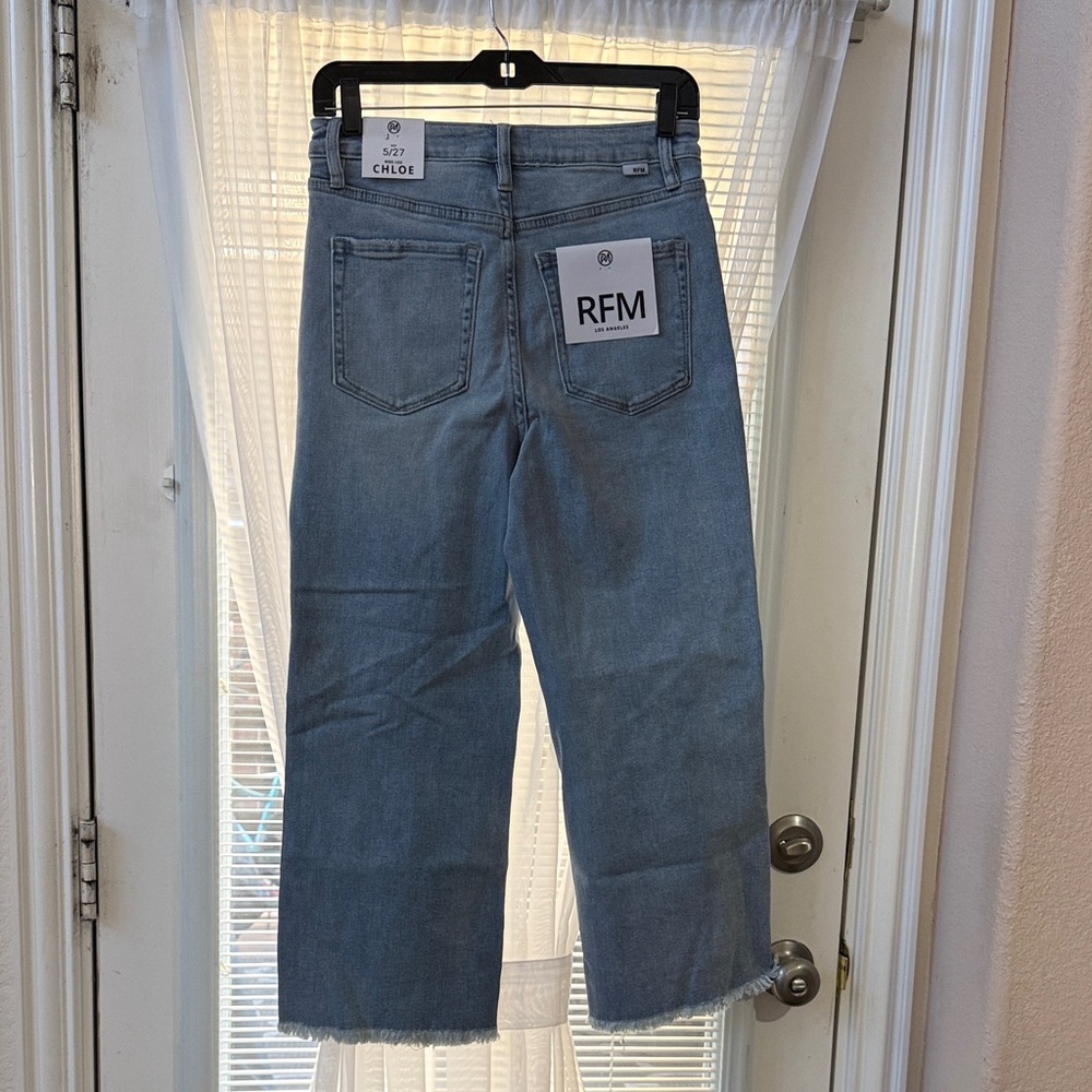 Women's Blue Flare & Wide Leg Jeans - Picture 2 of 3